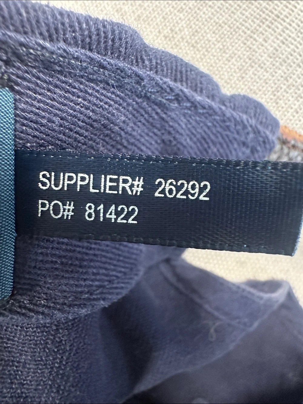 Ralph Lauren Polo Hat VTG 90s - Navy Blue Cotton Baseball Cap with Leather Strap